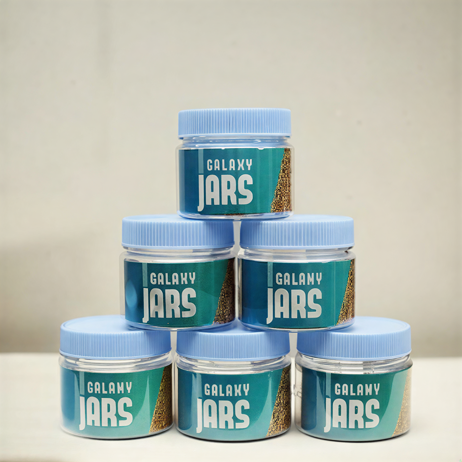 250gm Food Grade Spice, Candy, Snack, Masala & Grocery Storage Jars - Multi-Color Kitchen Containers (Pink, Red, Blue, Green, White, Black) - Airtight & BPA-Free"