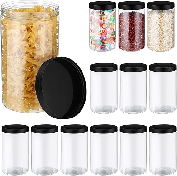800ML Airtight Kitchen Storage Jars – BPA-Free, Food Grade Containers for Snacks, Spices & More