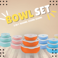 3-in-1 Food Bowl Set with Lids | Premium Quality | Space-Saving Kitchen Storage
