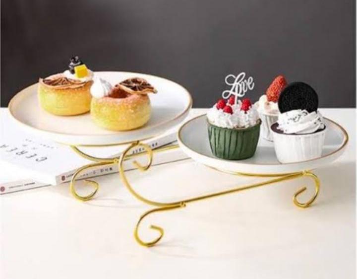 Dessert Organizer stand with or without plates/ Pastry Stands/ Cake stands