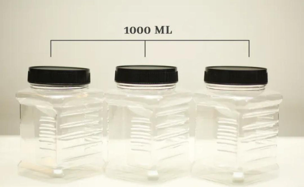 Bulk Storage Jars – 1900ML & 1000ML | Ideal for Oils, Grains, and Dry Goods