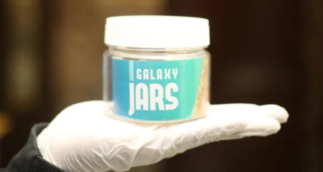 Galaxy Jars - 800ml, 500ml, 250ml | BPA-Free Storage Containers in 5 Elegant Colors (Blue, Red, White, Green, Pink) | Airtight, Multipurpose, Jars for Kitchen, Spices & Dry Food With Spoon"