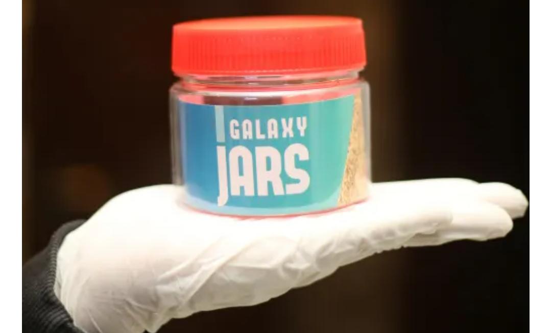 Galaxy Jars - 800ml, 500ml, 250ml | BPA-Free Storage Containers in 5 Elegant Colors (Blue, Red, White, Green, Pink) | Airtight, Multipurpose, Jars for Kitchen, Spices & Dry Food With Spoon"