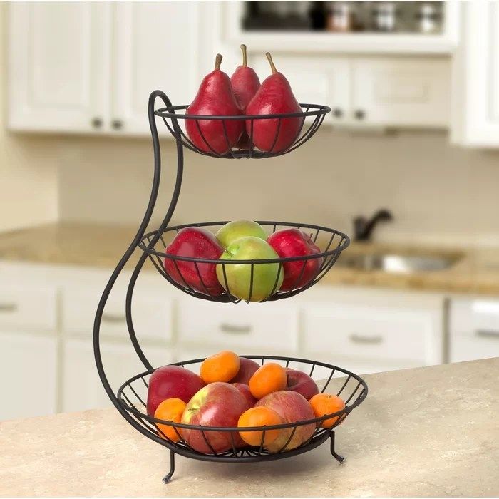 Fruit Basket &amp; Kitchen Organizer – 2/3 Tier