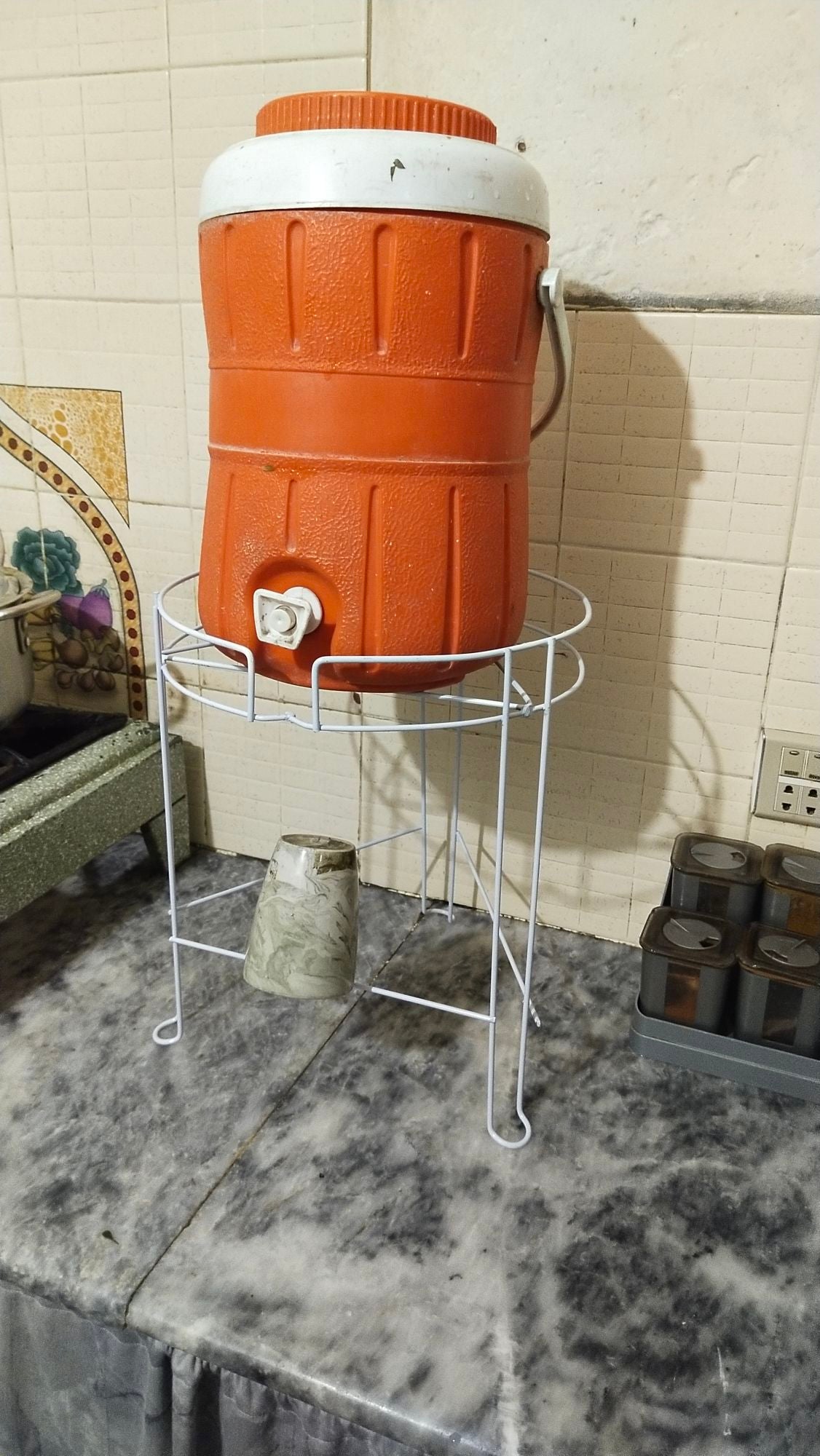 Iron stand for water coolers, water cooler stand in iron frame ideal for all type of water cooler sizes