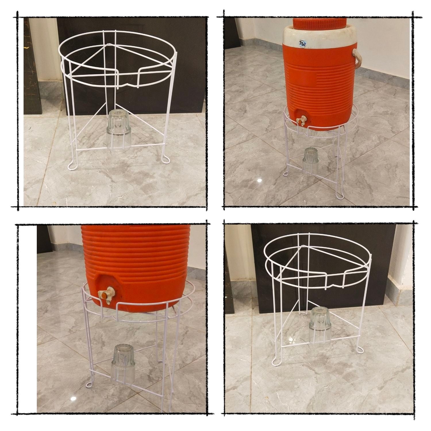 Iron stand for water coolers, water cooler stand in iron frame ideal for all type of water cooler sizes