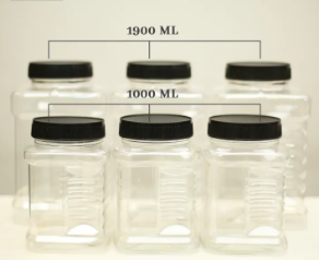 Bulk Storage Jars – 1900ML & 1000ML | Ideal for Oils, Grains, and Dry Goods