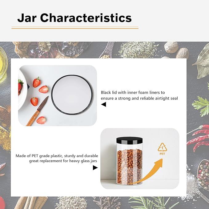 Heavy-Duty Multipurpose Jars – 350ML / 62MM | Premium Storage Solution