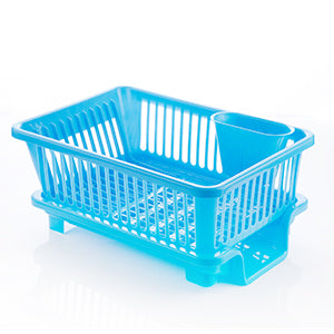 Durable 3-in-1 Dish Drying Rack – Kitchen Sink Organizer - Premium Quality