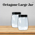 Octagone Large Jar - SHX-811 Carton [160pc]