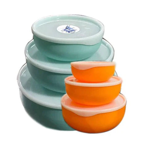 3-in-1 Food Bowl Set with Lids | Premium Quality | Space-Saving Kitchen Storage